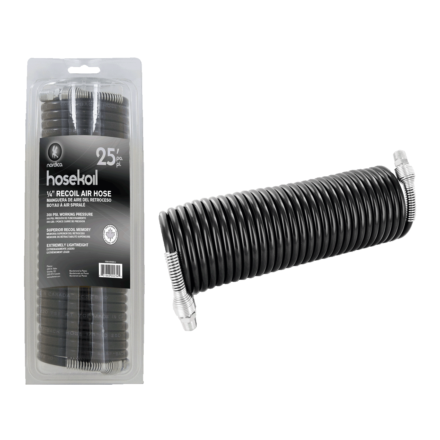 Nylon SnapBack Air Hose